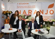 Family Naranjo of Naranjo roses. This Ecuadorian rose farm now also ships roses to Amsterdam.